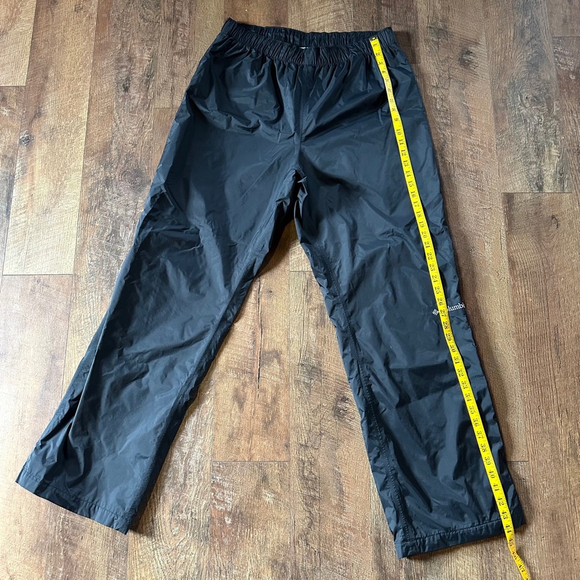 Men's Columbia Black Rain Pants Size LT - Picture 4 of 5